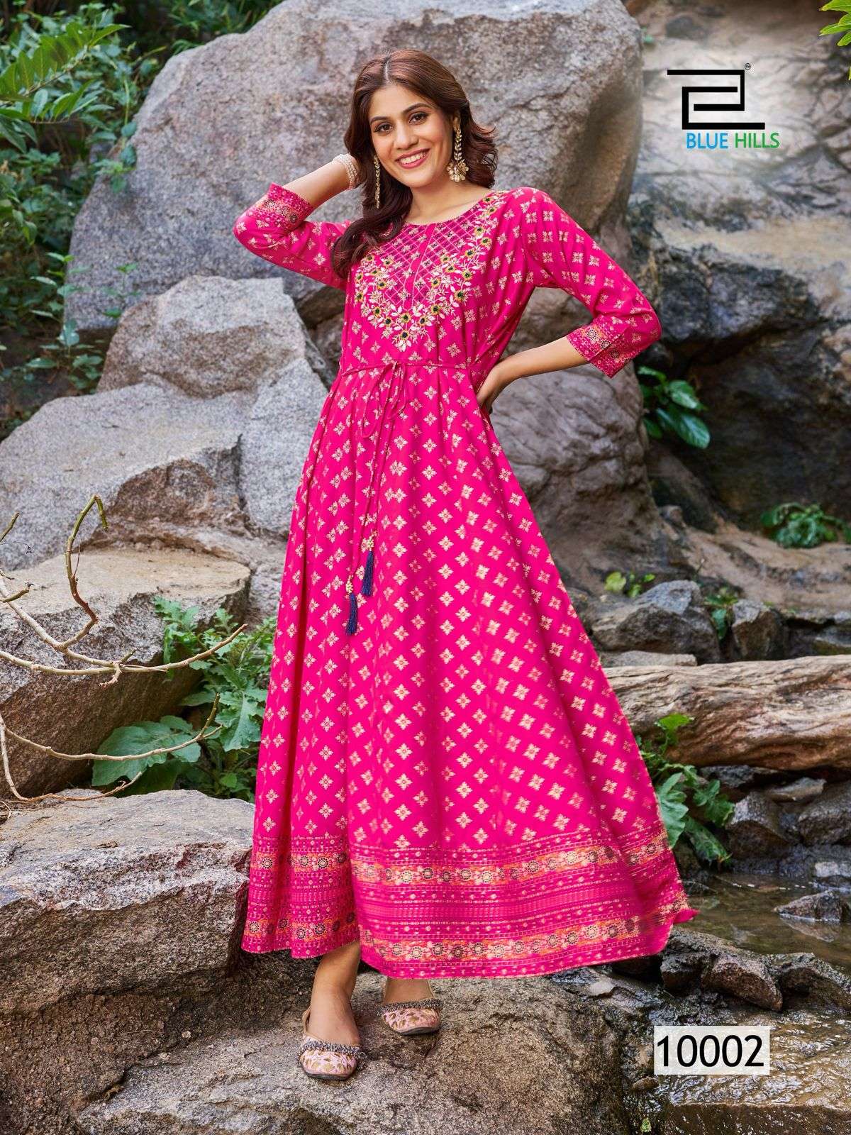 BLUE HILLS Encounter Vol.10 Kurti Wholesale catalog