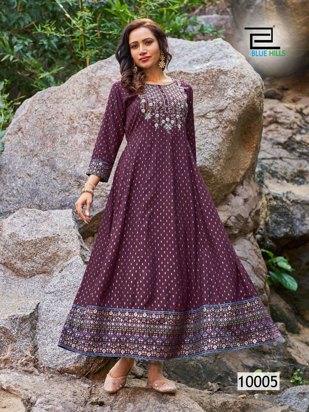 BLUE HILLS Encounter Vol.10 Kurti Wholesale catalog