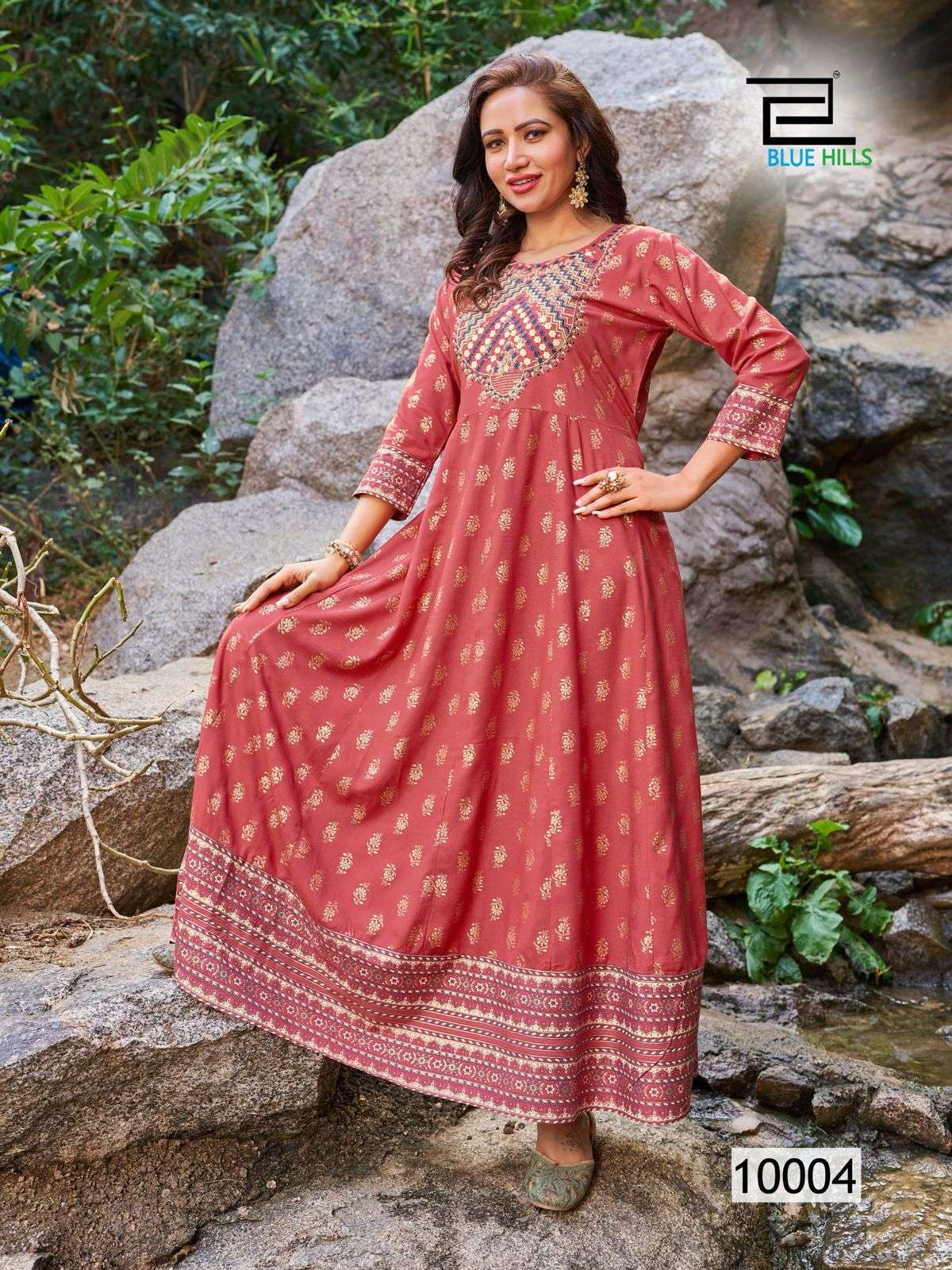 BLUE HILLS Encounter Vol.10 Kurti Wholesale catalog