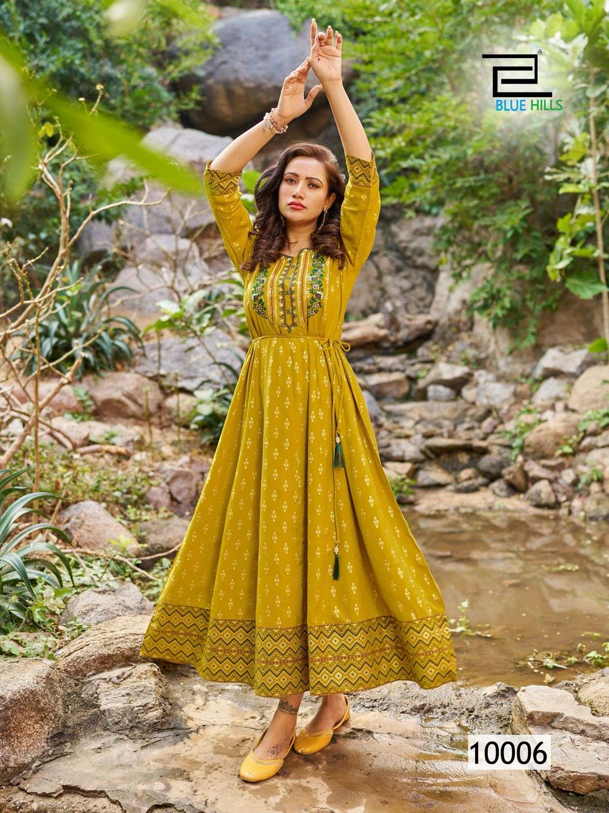 BLUE HILLS Encounter Vol.10 Kurti Wholesale catalog