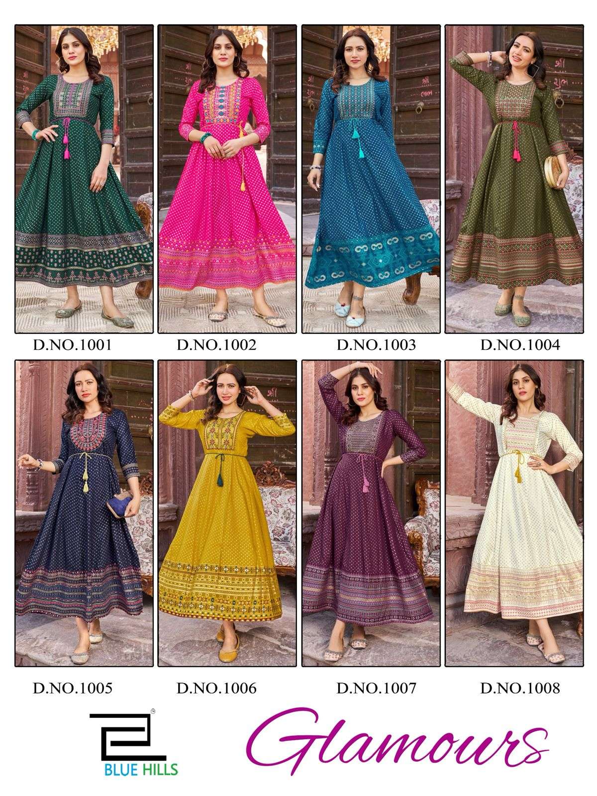 BLUE HILLS GLAMOURS Kurti Wholesale catalog