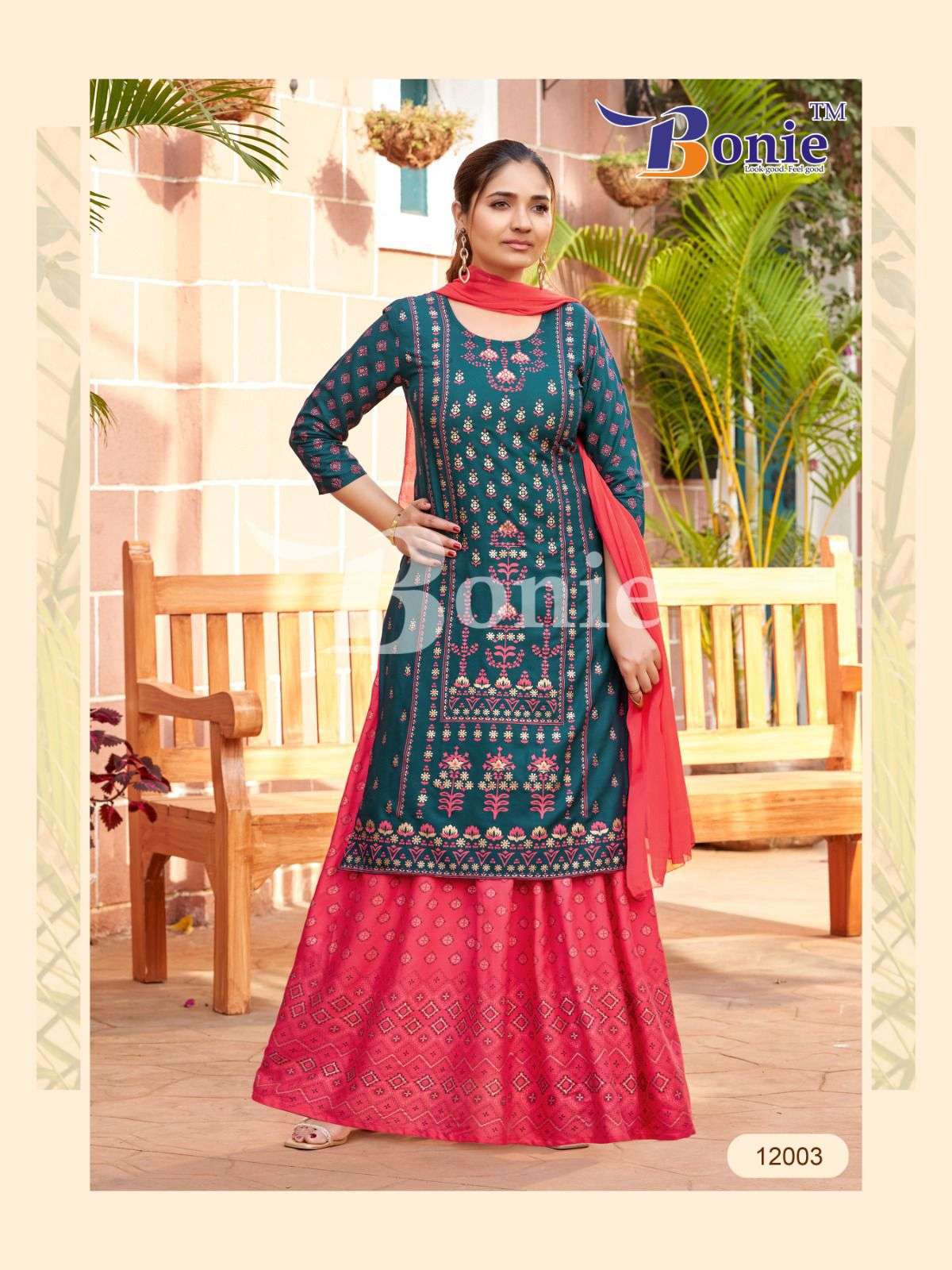 BONIE MEERA 12 Kurti Wholesale catalog