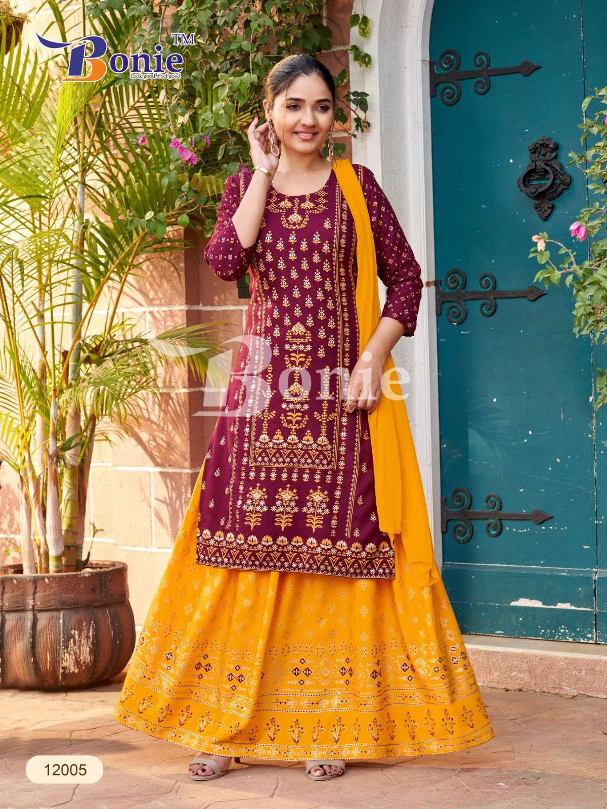 BONIE MEERA 12 Kurti Wholesale catalog