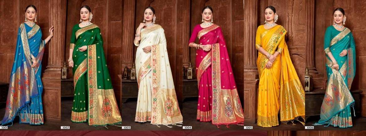 BUNAWAT DHRUVI SILK Saree Wholesale catalog