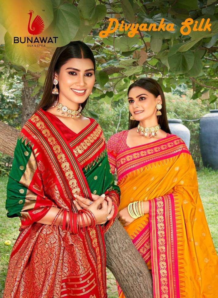 BUNAWAT DIVYANKA SILK Saree Wholesale catalog