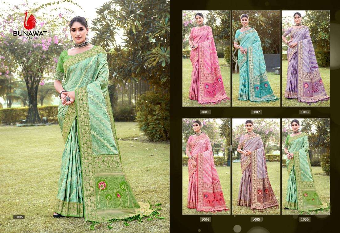BUNAWAT KARINA SILK Saree Wholesale catalog