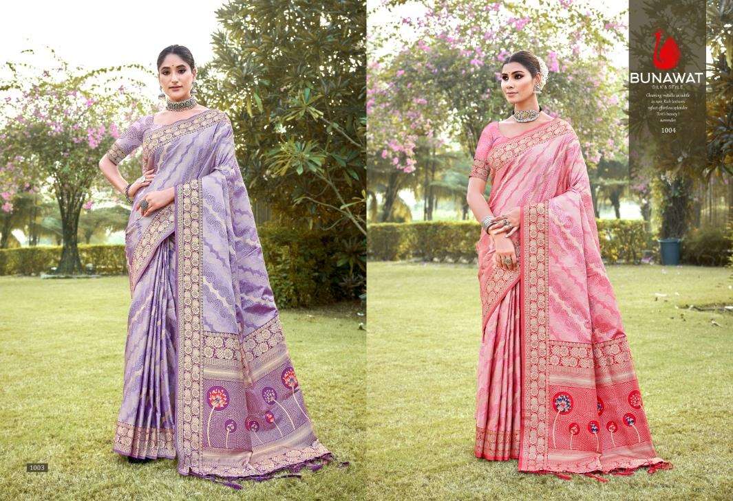 BUNAWAT KARINA SILK Saree Wholesale catalog