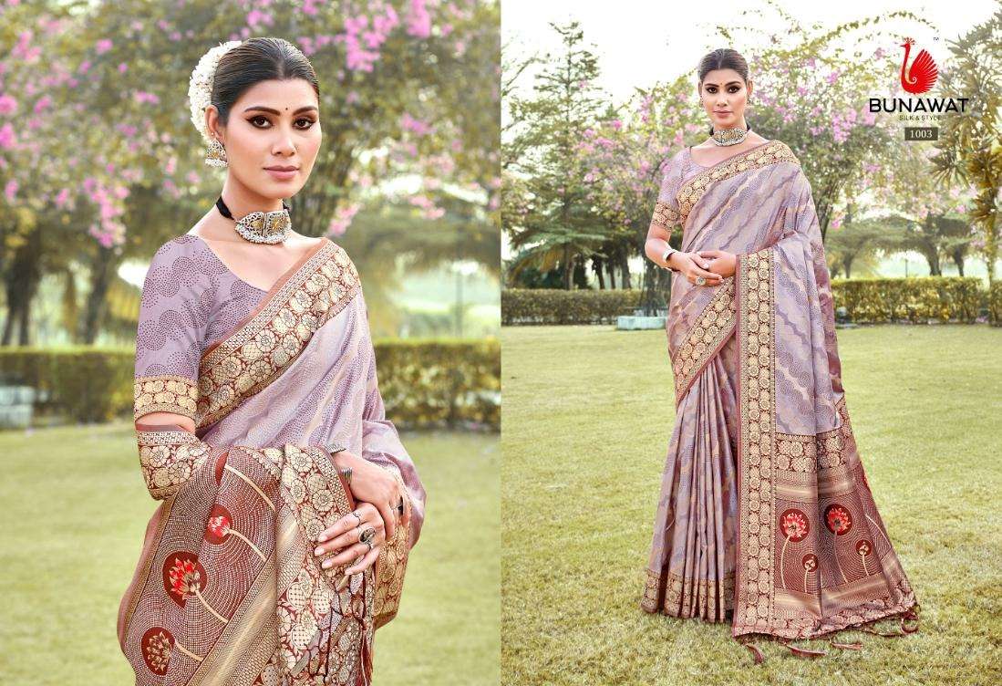 BUNAWAT KARINA SILK Saree Wholesale catalog