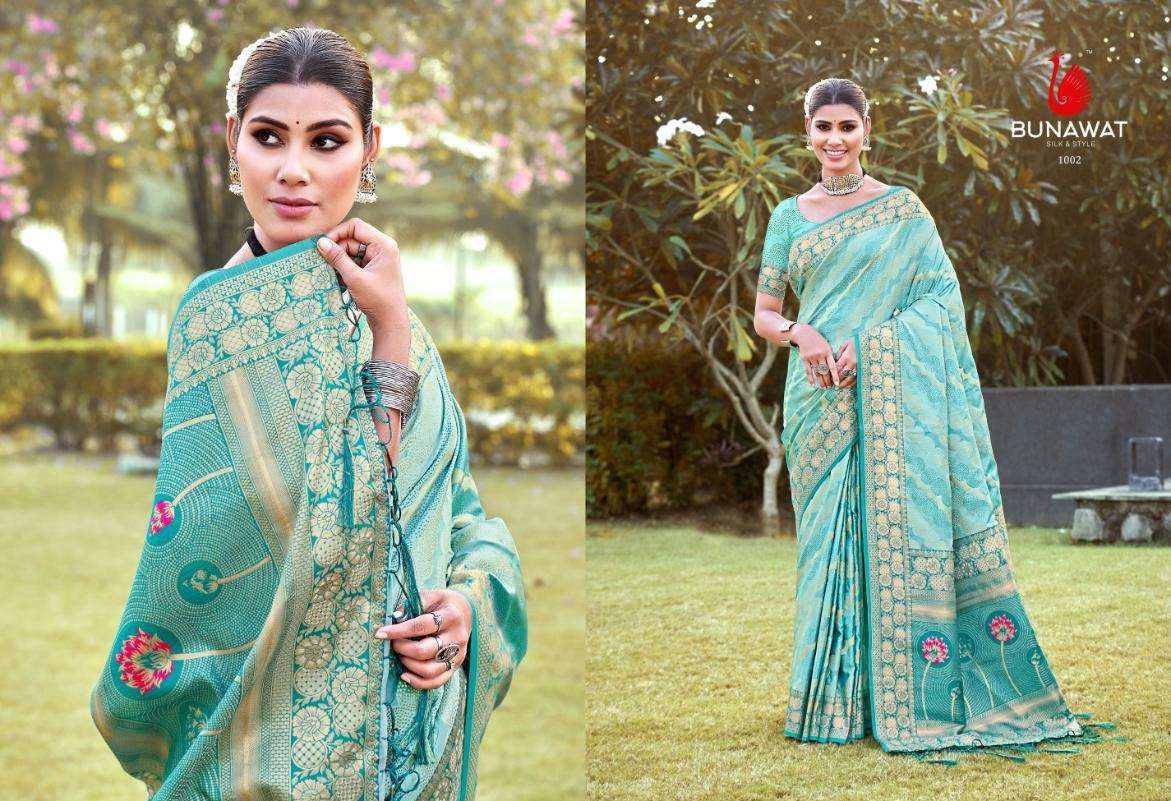 BUNAWAT KARINA SILK Saree Wholesale catalog