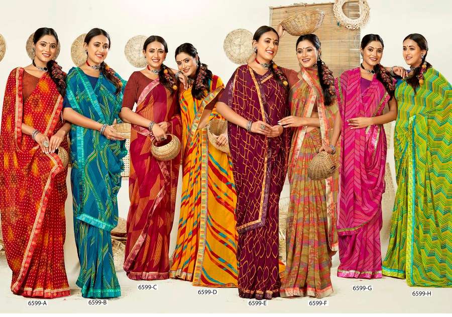 BYPASS 6599 INDER SILK MILLS Saree Wholesale catalog