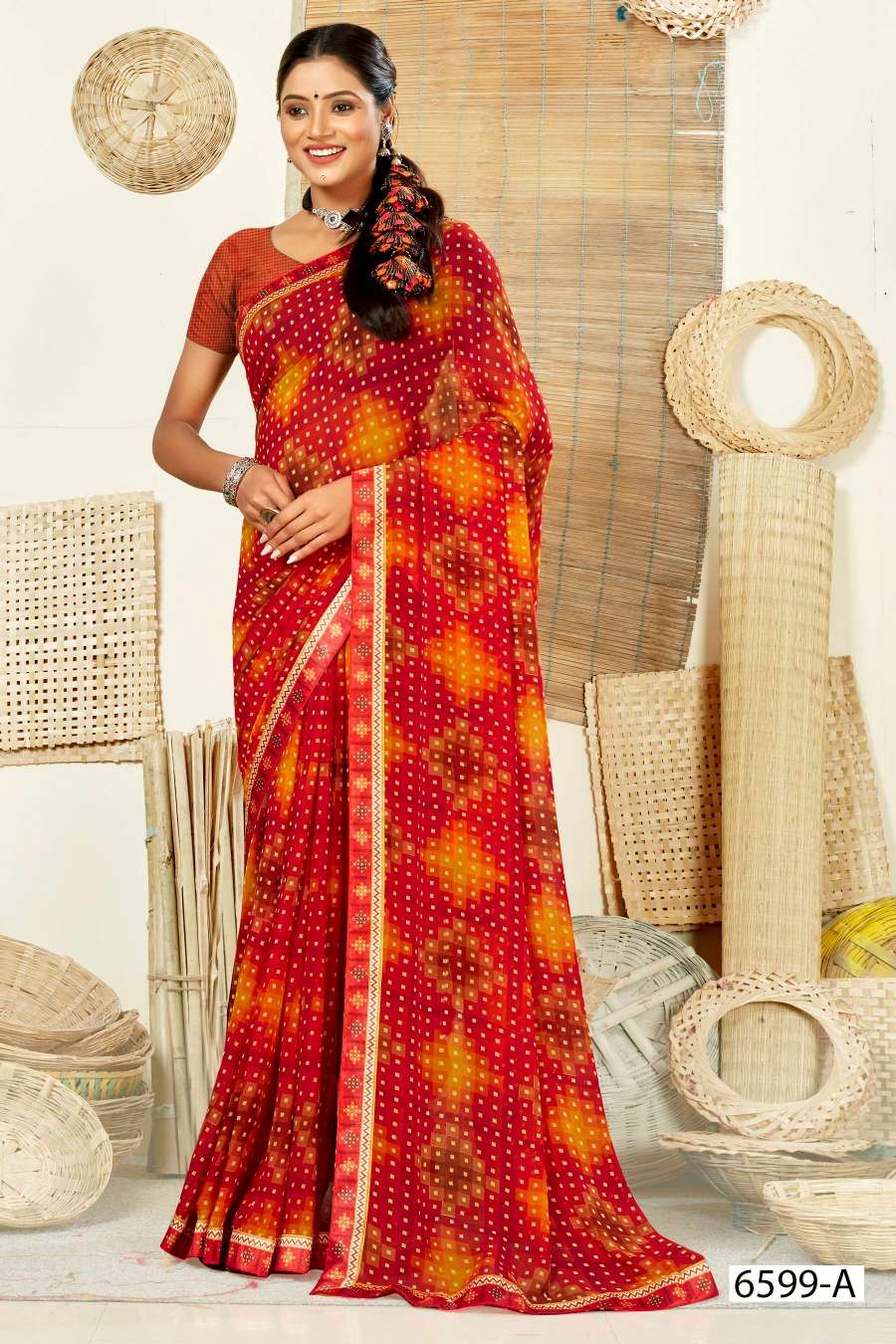 BYPASS 6599 INDER SILK MILLS Saree Wholesale catalog