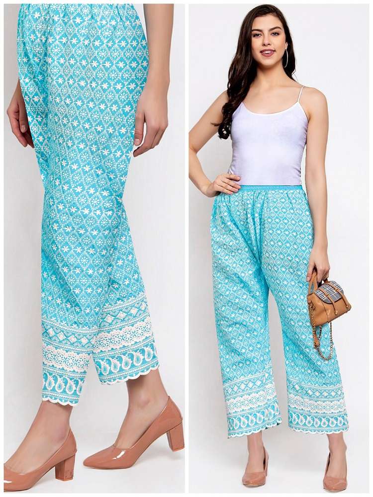 Chikankari Embroidery Plazo Vol-1 -Readymade -Wholeslae Catalog