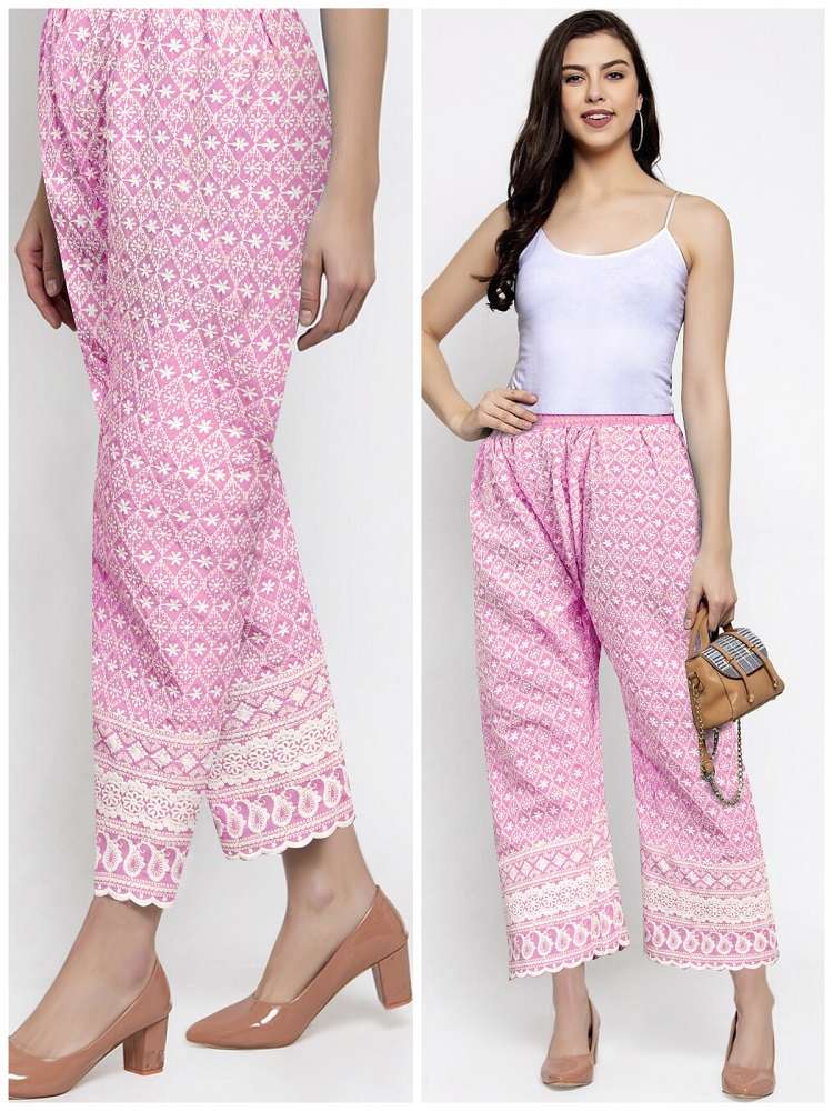 Chikankari Embroidery Plazo Vol-1 -Readymade -Wholeslae Catalog