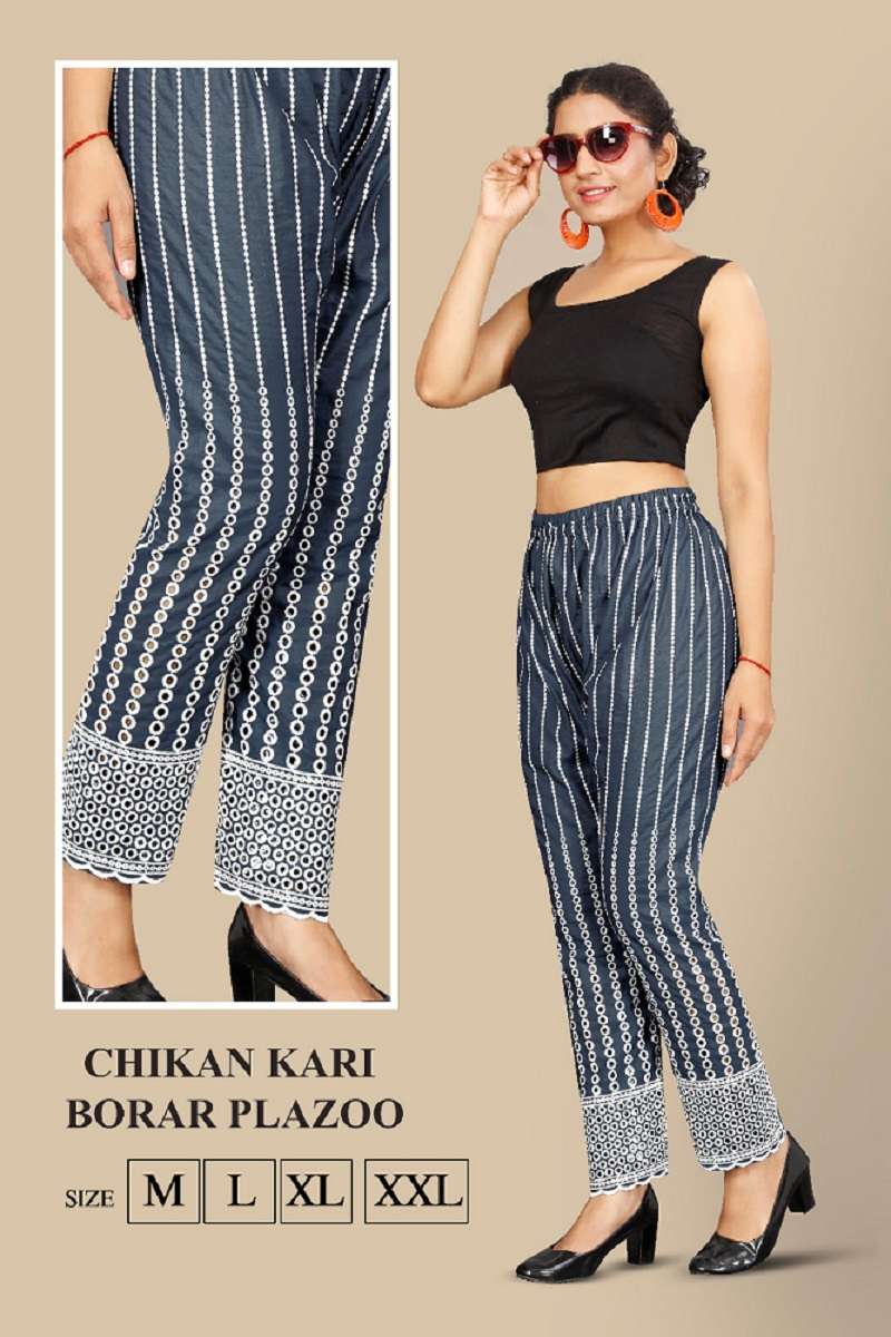Chikankari Lakhnavi Plazo Vol-2 -Readymade -Wholeslae Catalog