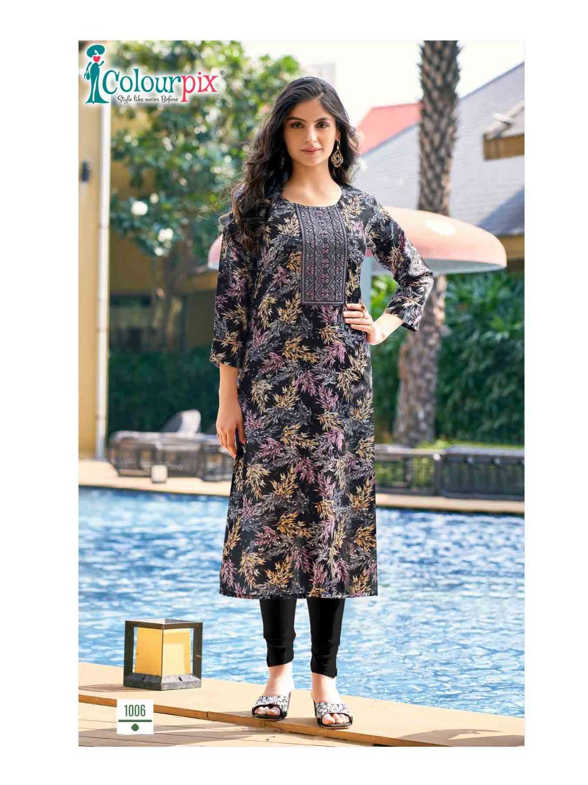 COLOURPIX Rolex  vol.1 Kurti Wholesale catalog