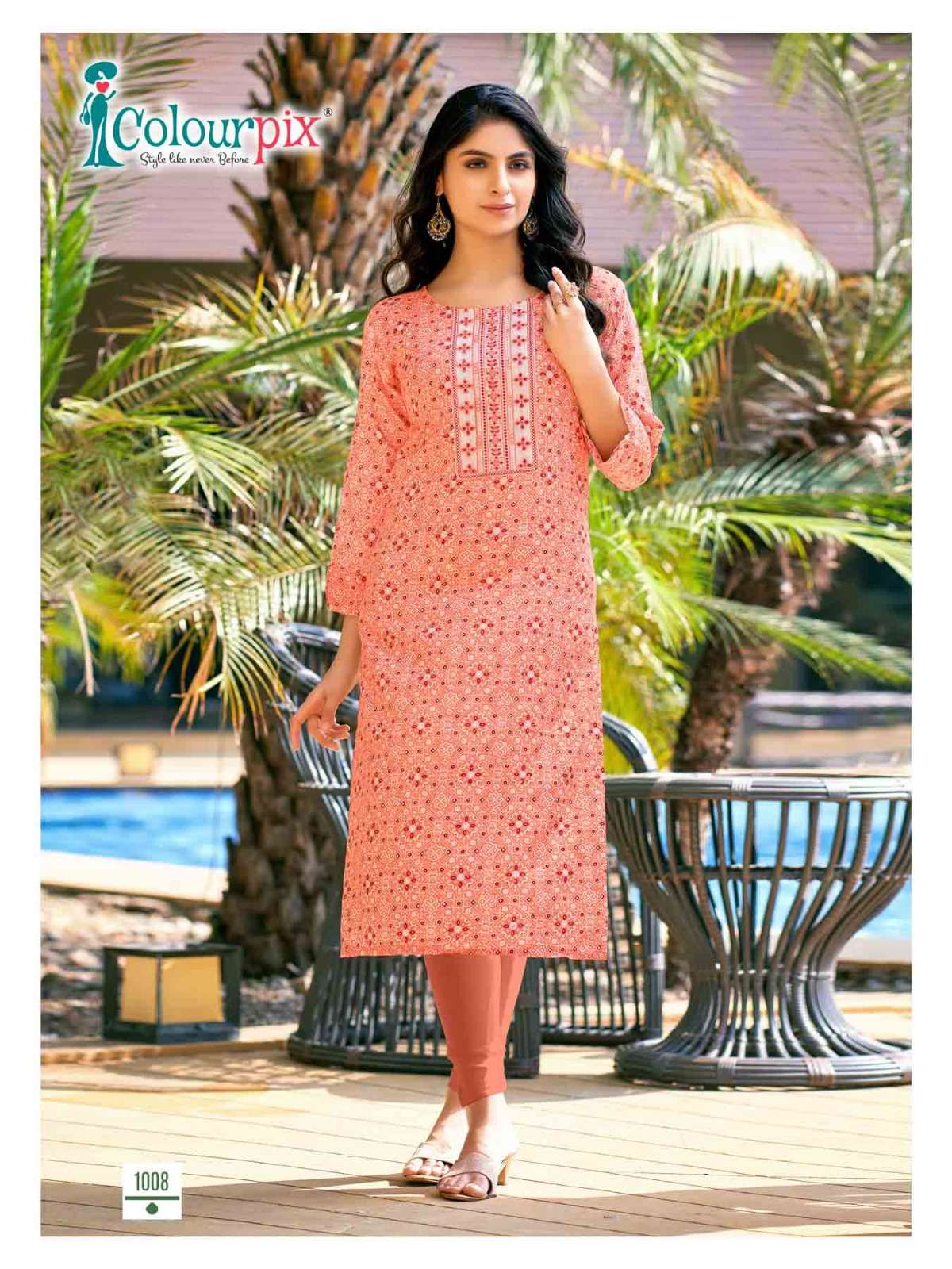 COLOURPIX Rolex  vol.1 Kurti Wholesale catalog