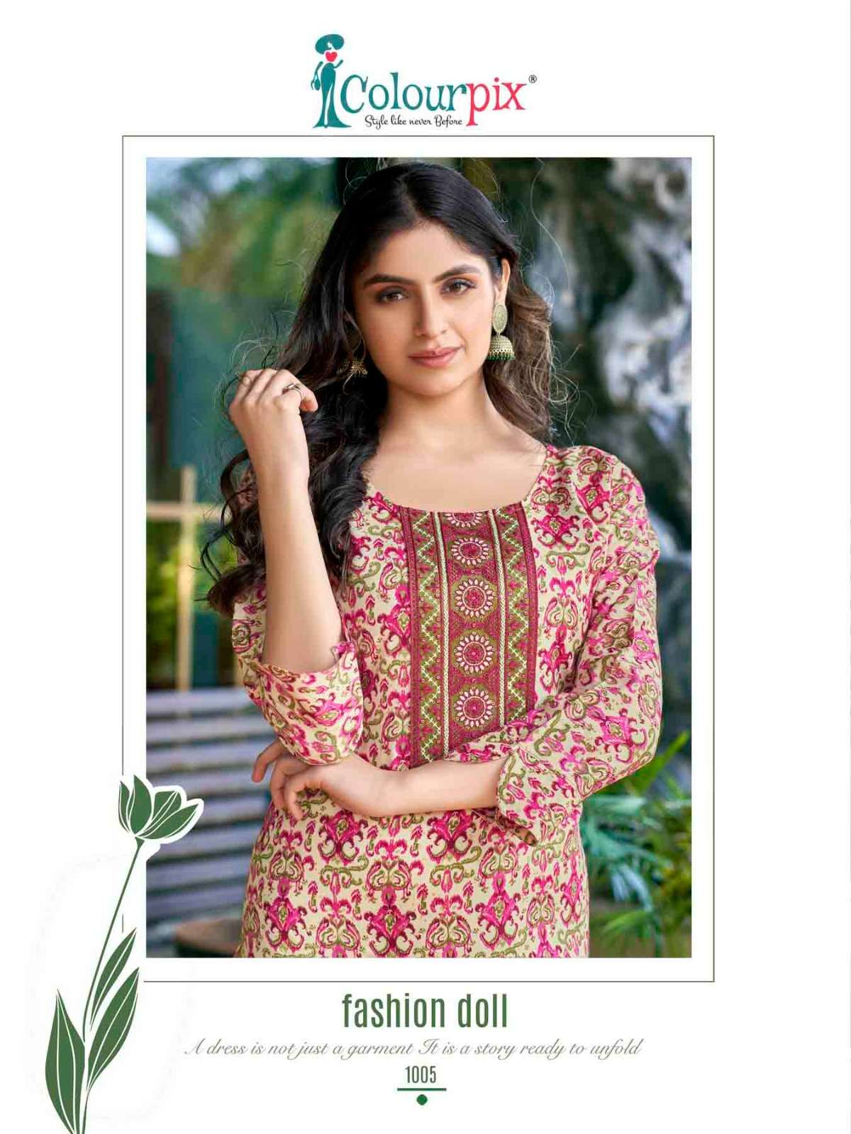 COLOURPIX Rolex  vol.1 Kurti Wholesale catalog