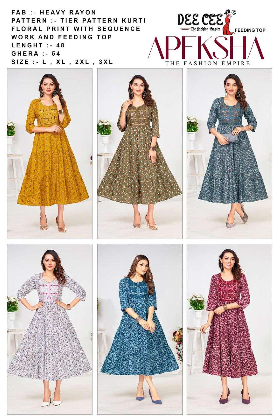 DEECEE APEKSHA Kurti Wholesale catalog