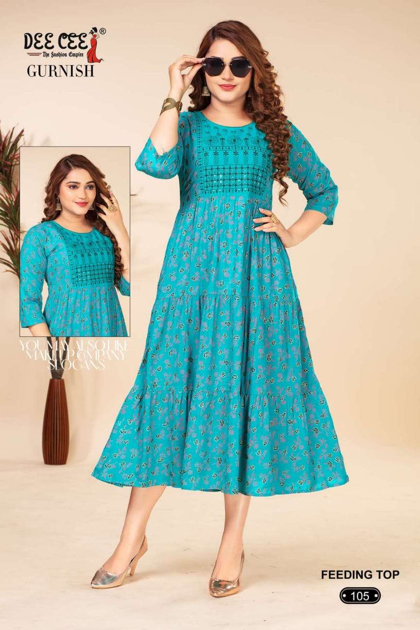 DEECEE GURNISH Kurti Wholesale catalog