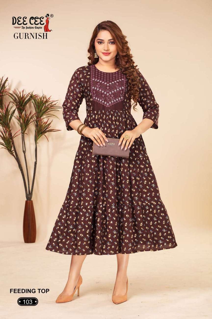 DEECEE GURNISH Kurti Wholesale catalog