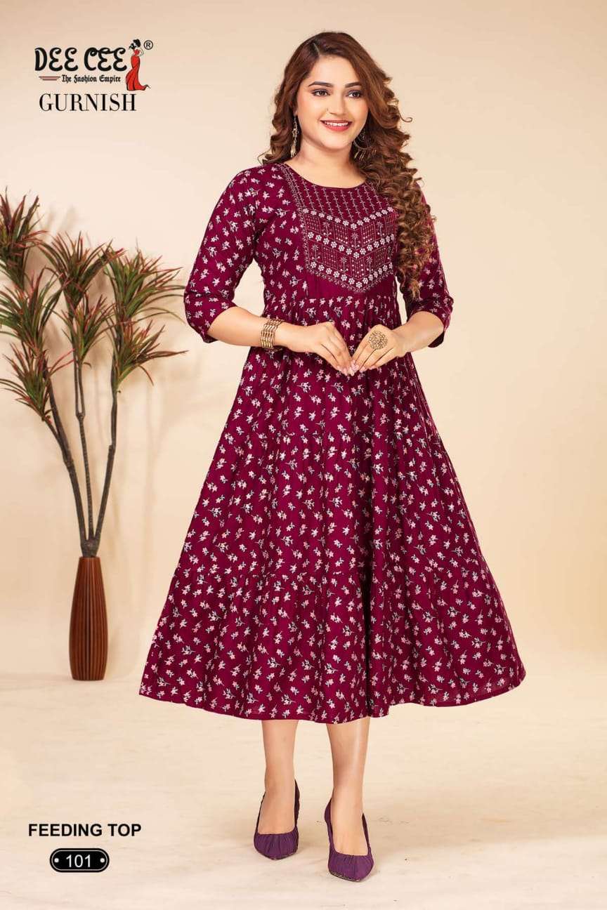 DEECEE GURNISH Kurti Wholesale catalog