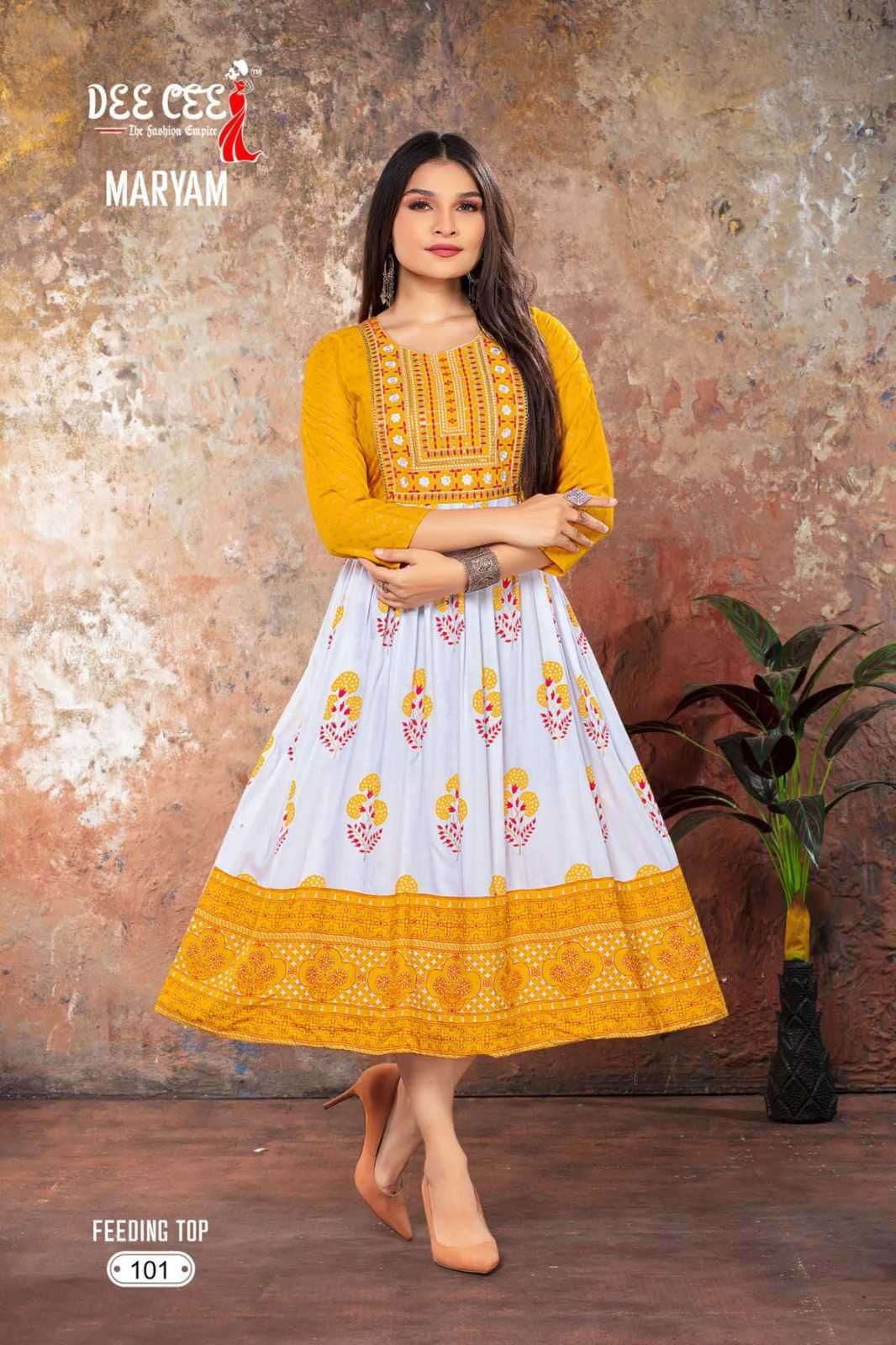 DEECEE MARYAM Kurti Wholesale catalog