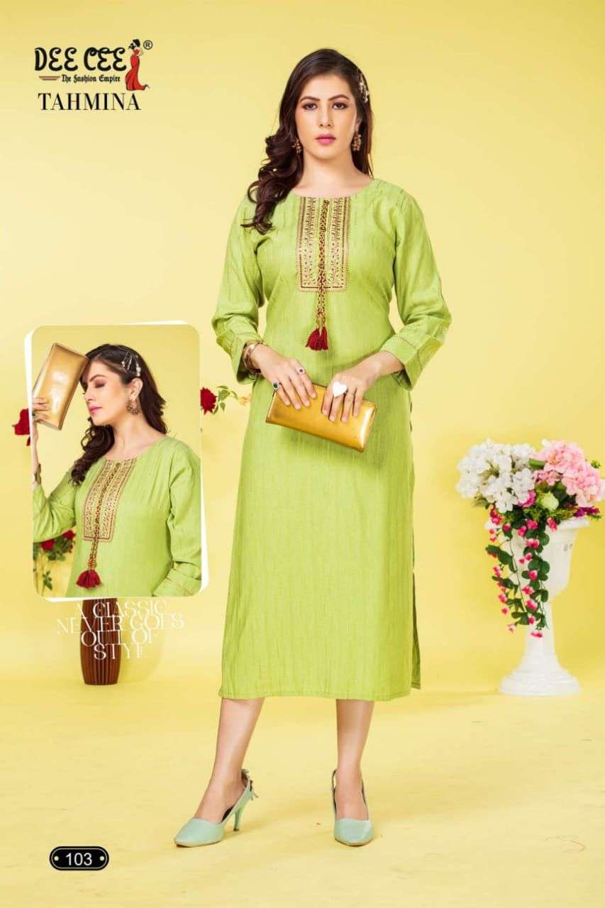 DEECEE TAHMINA Kurti Wholesale catalog