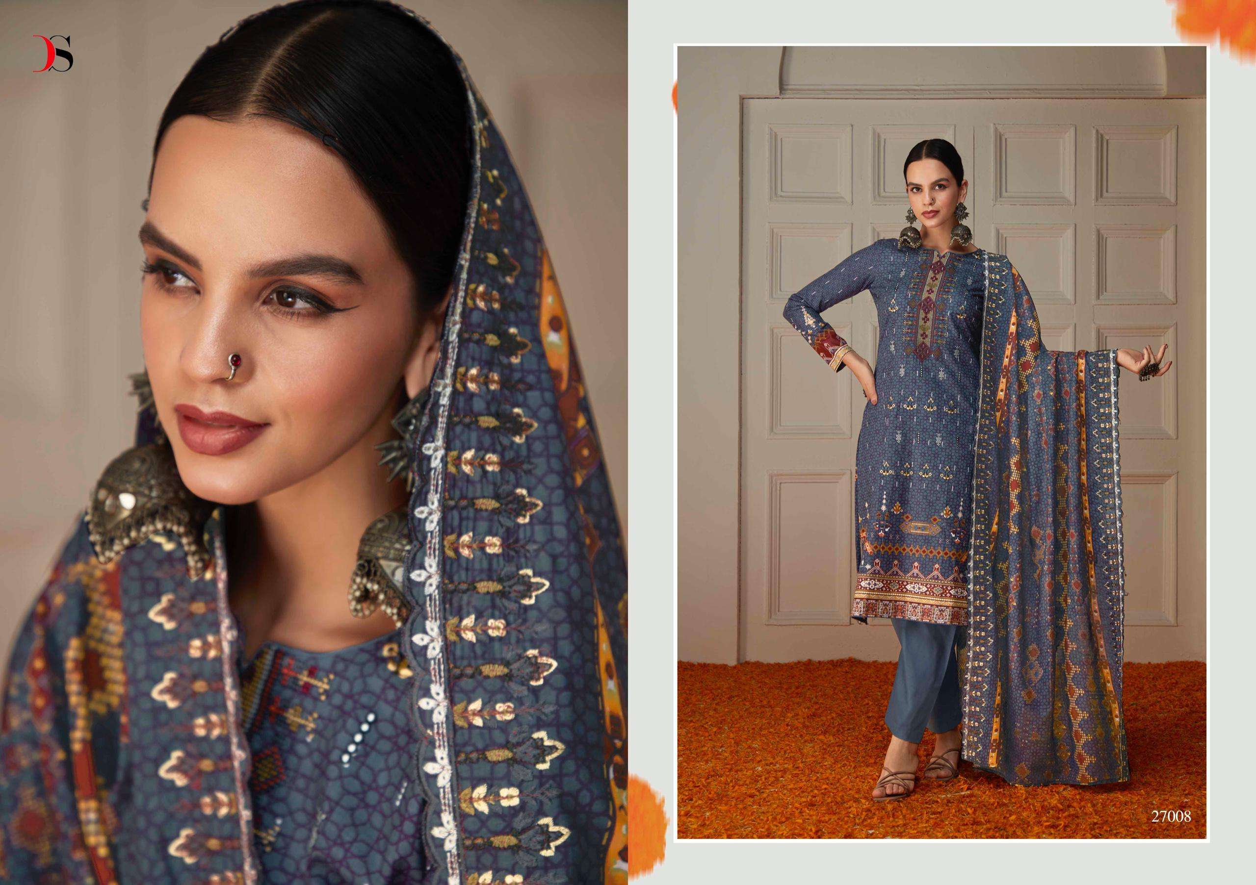 Deepsy Bin Saeed 6 Heavy Embroidery Salwar Suits Wholesale catalog