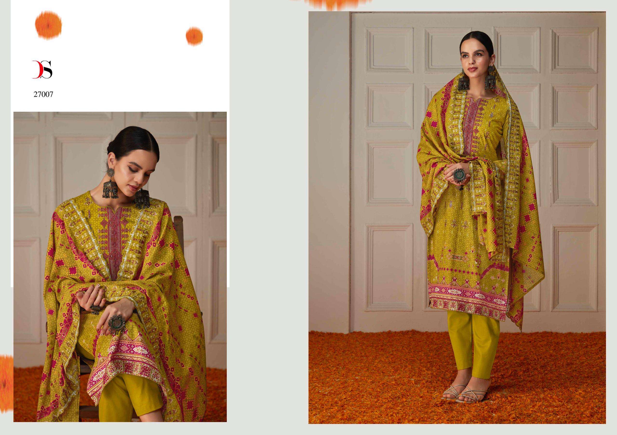 Deepsy Bin Saeed 6 Heavy Embroidery Salwar Suits Wholesale catalog