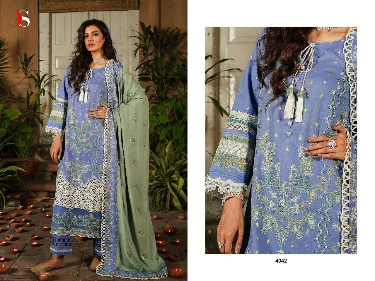 Deepsy Elaf 2 Rayon Embroidery Salwar Kameez Wholesale catalog