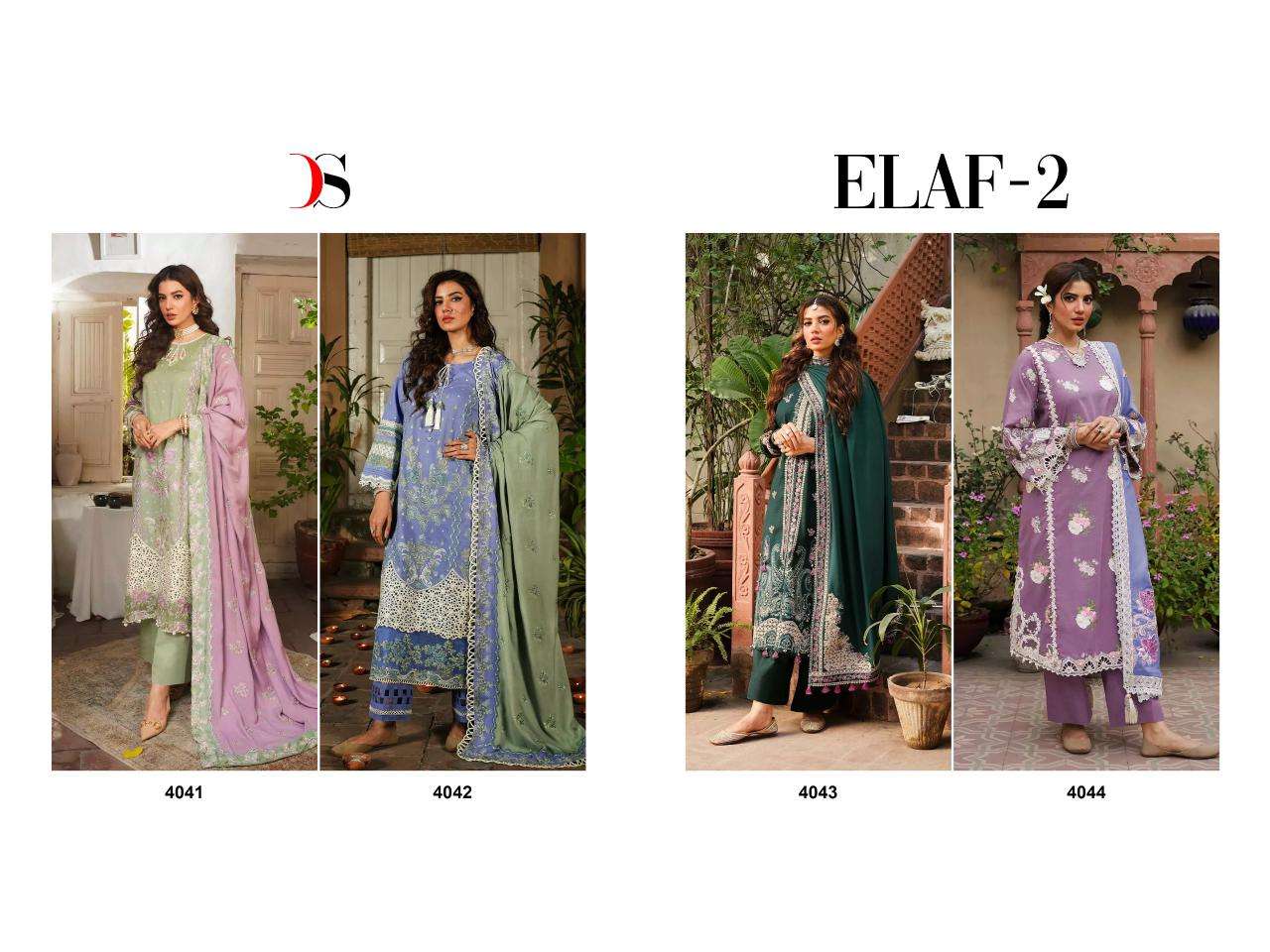 Deepsy Elaf 2 Rayon Embroidery Salwar Kameez Wholesale catalog