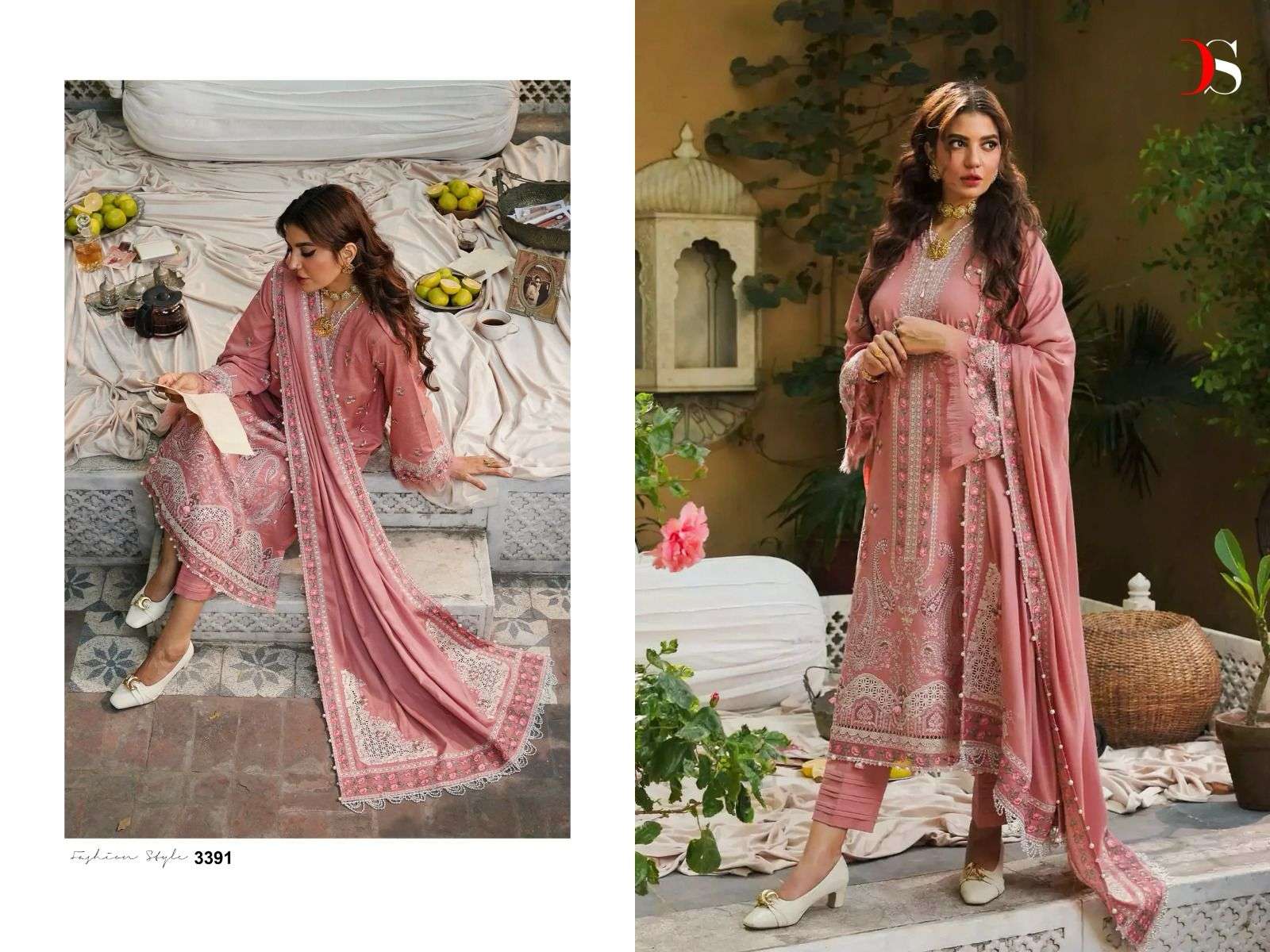 Deepsy Elaf Luxury 24 Digital Embroidery Pakistani Suits Wholesale catalog