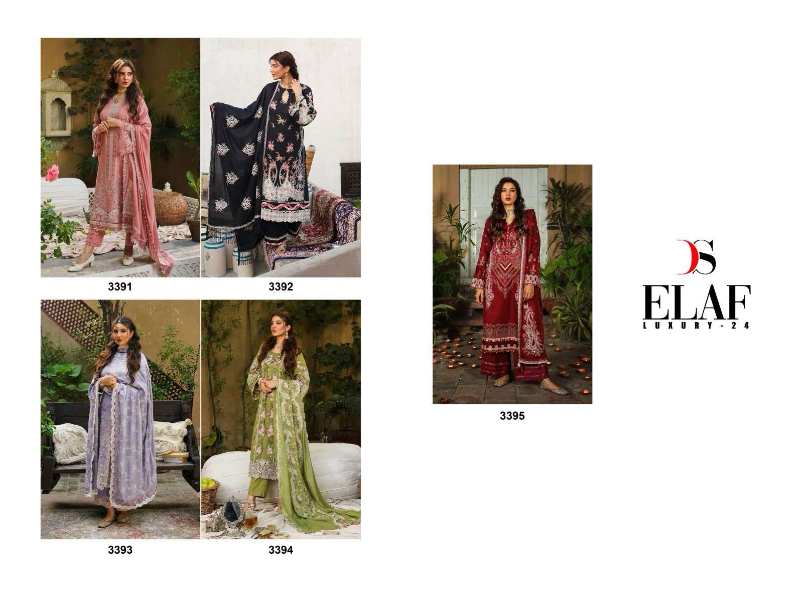 Deepsy Elaf Luxury 24 Digital Embroidery Pakistani Suits Wholesale catalog