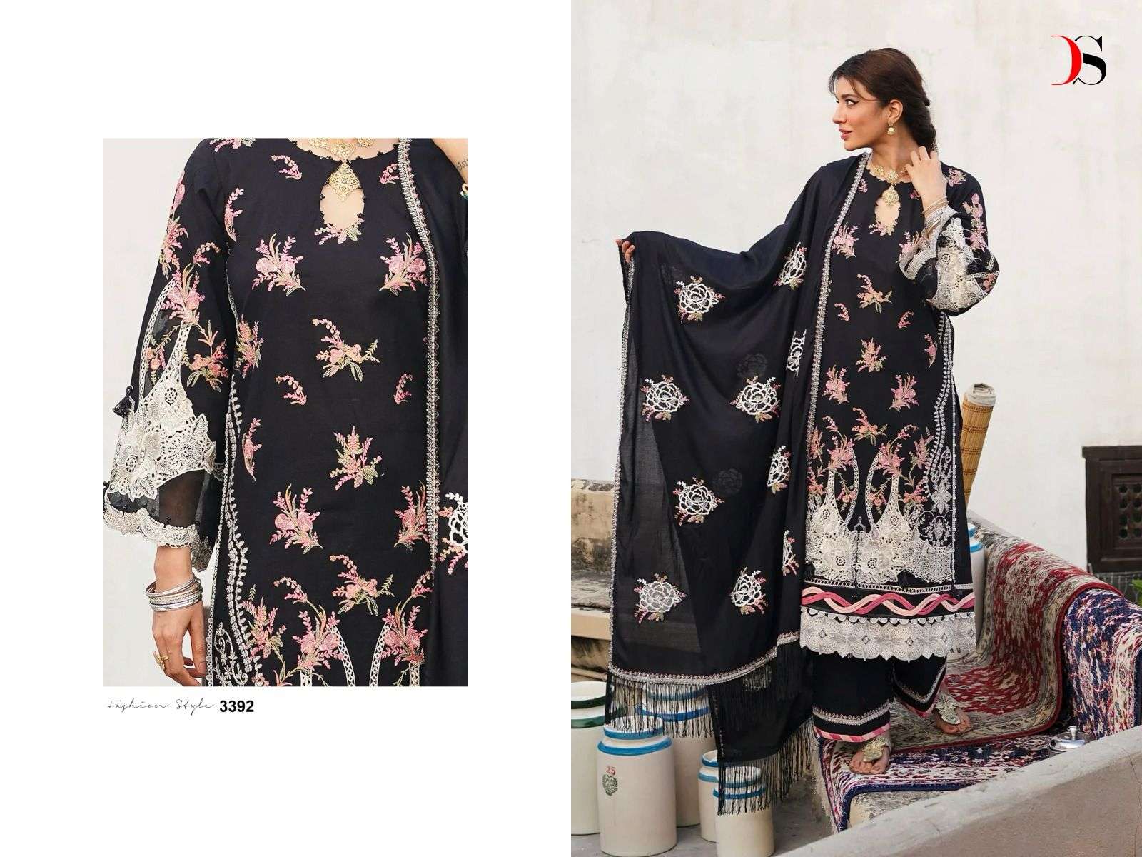 Deepsy Elaf Luxury 24 Digital Embroidery Pakistani Suits Wholesale catalog