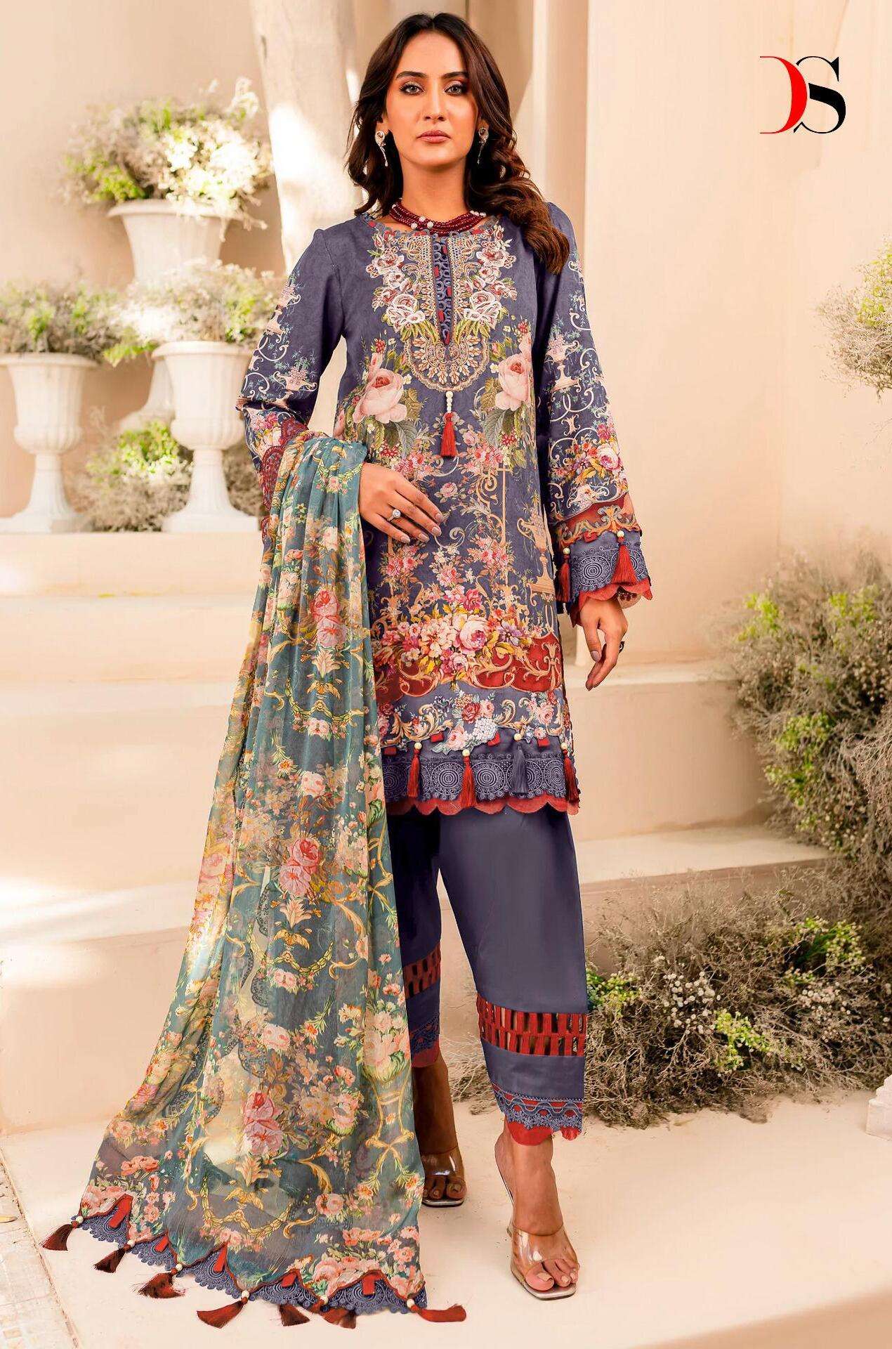 Deepsy Niddle Wonder Superhit Chiffon Dupatta Salwar Suit Wholesale catalog