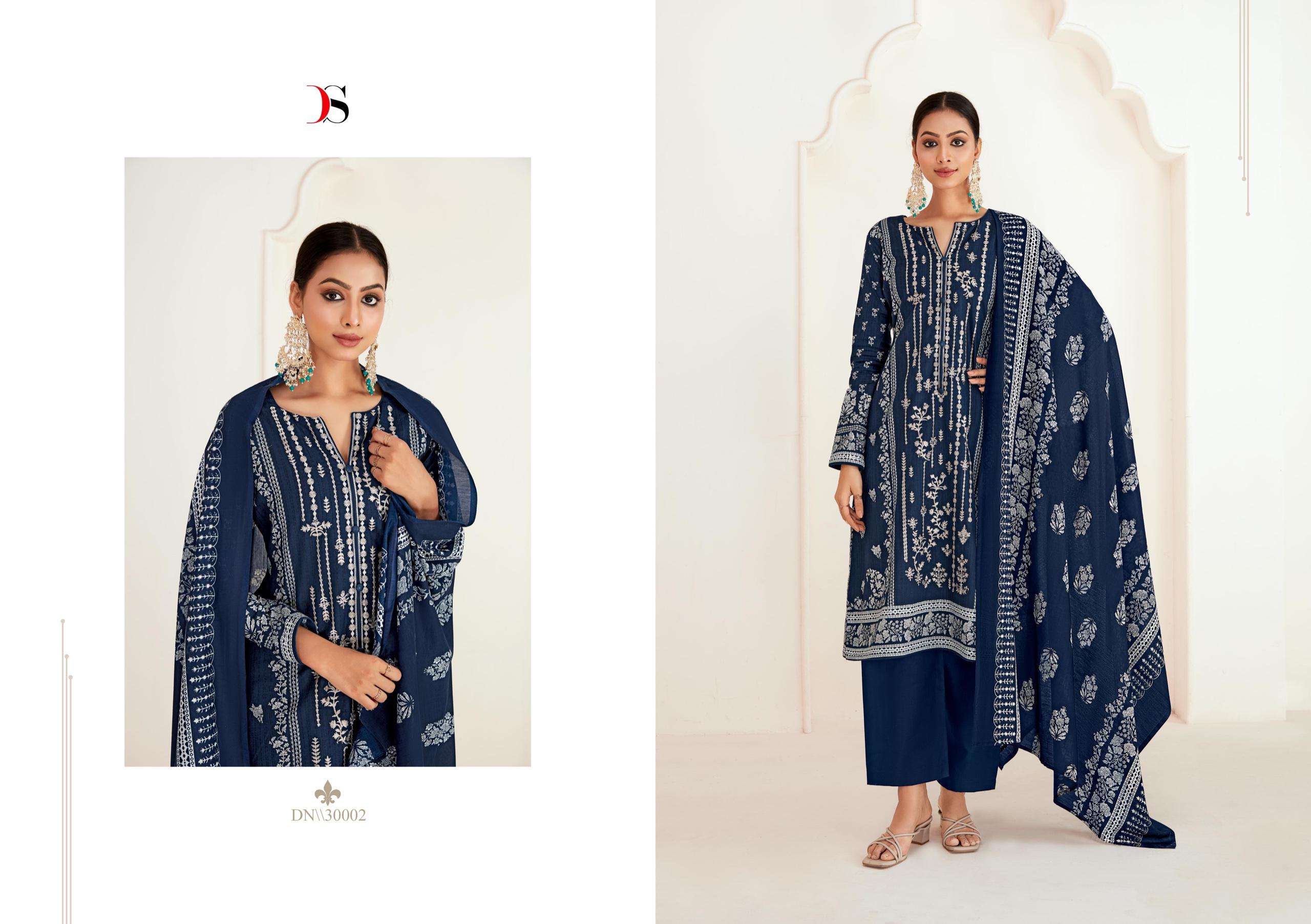 Deepsy Sazhar 3 Cotton Dupatta Embroidery Salwar Kameez Wholesale catalog