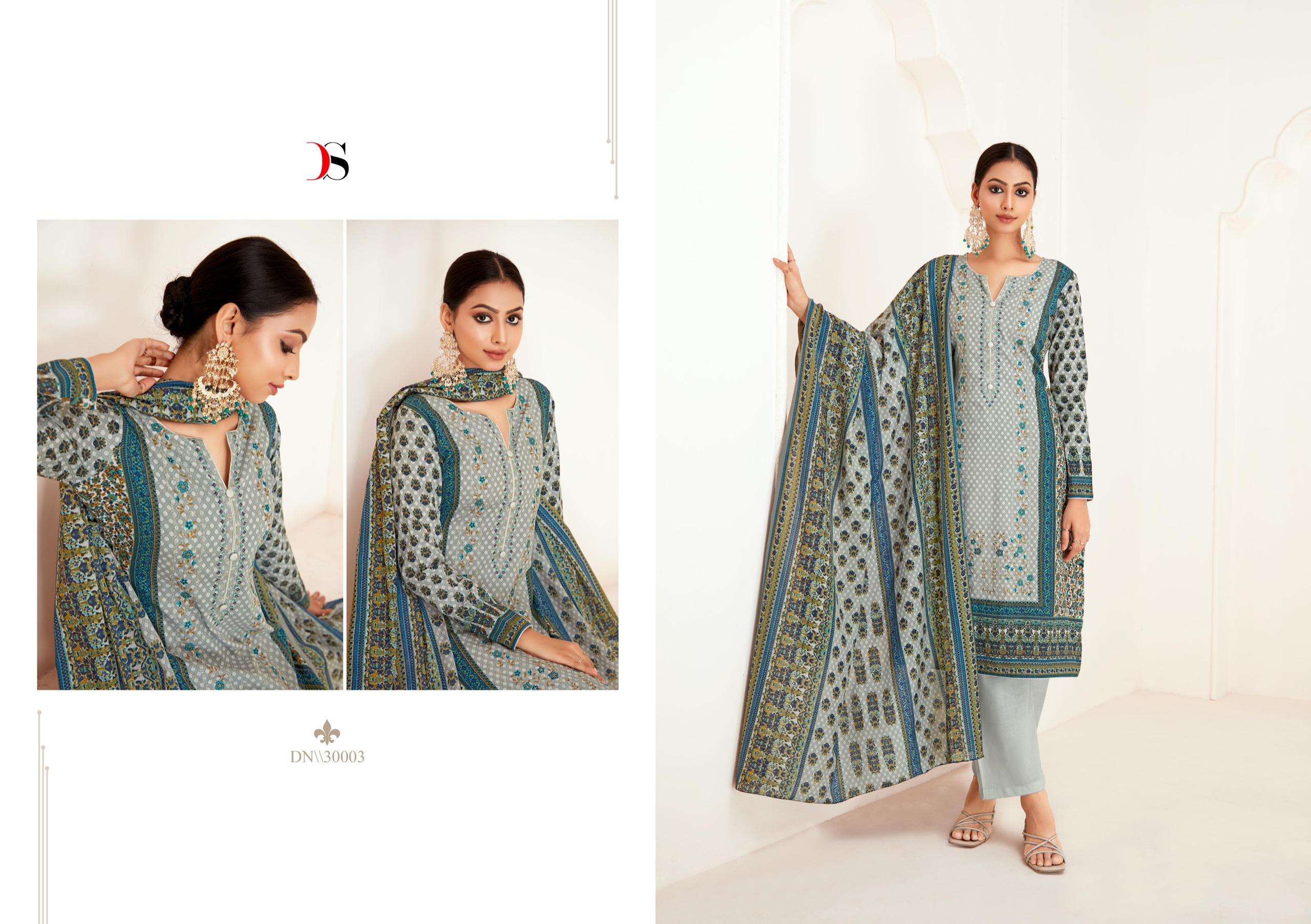 Deepsy Sazhar 3 Cotton Dupatta Embroidery Salwar Kameez Wholesale catalog