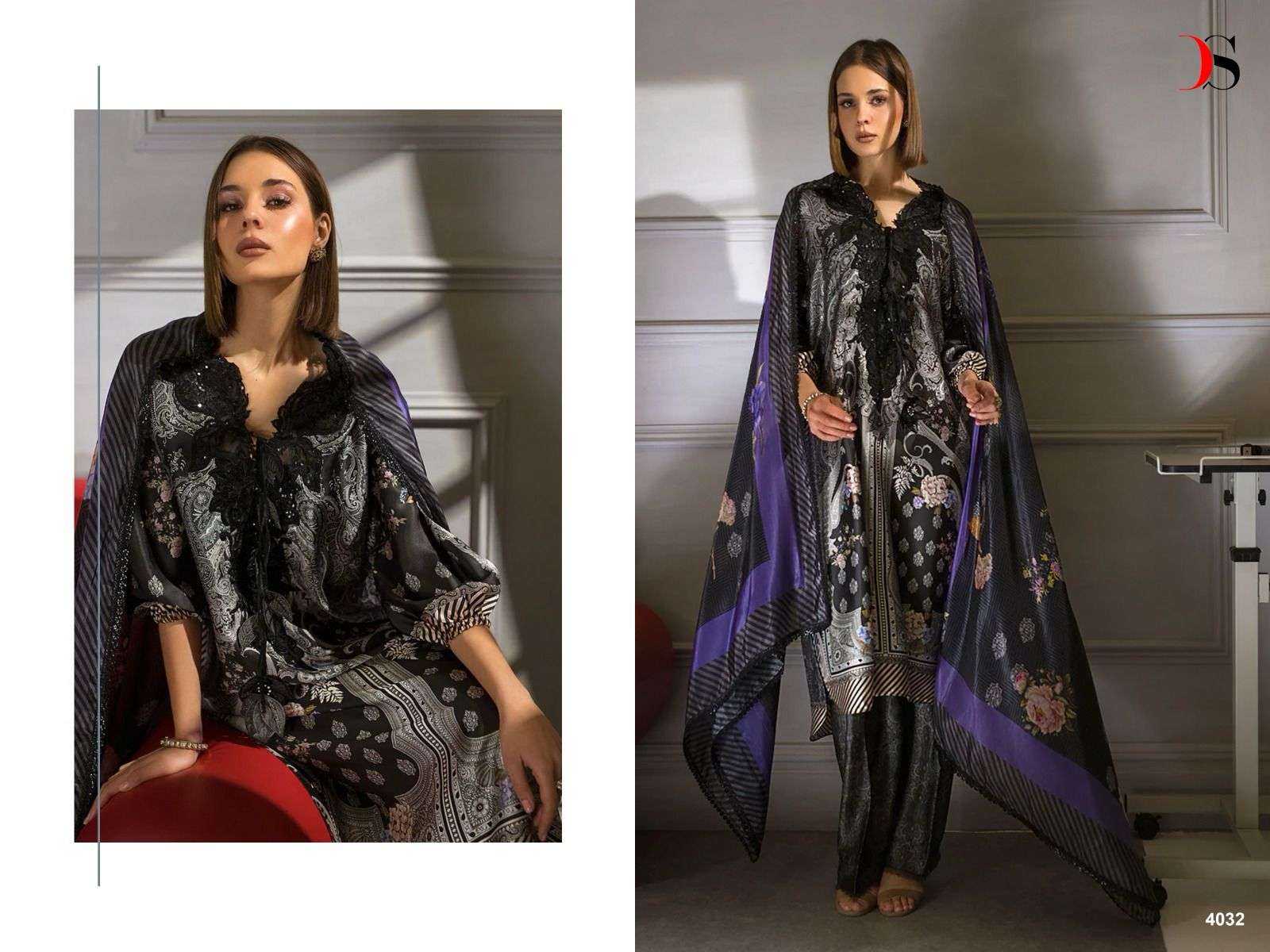 Deepsy Sobia Nazir Silk 24 Vol 2 Satin Silk Salwar Kameez Wholesale catalog