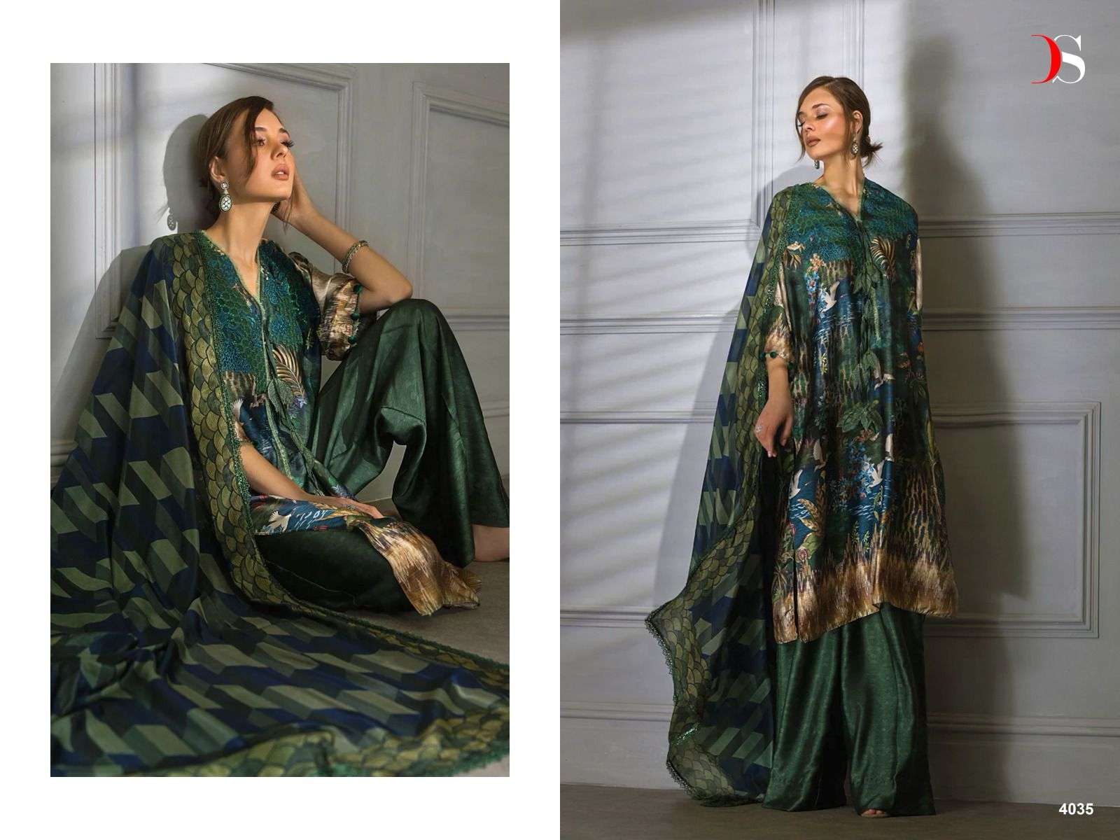 Deepsy Sobia Nazir Silk 24 Vol 2 Satin Silk Salwar Kameez Wholesale catalog