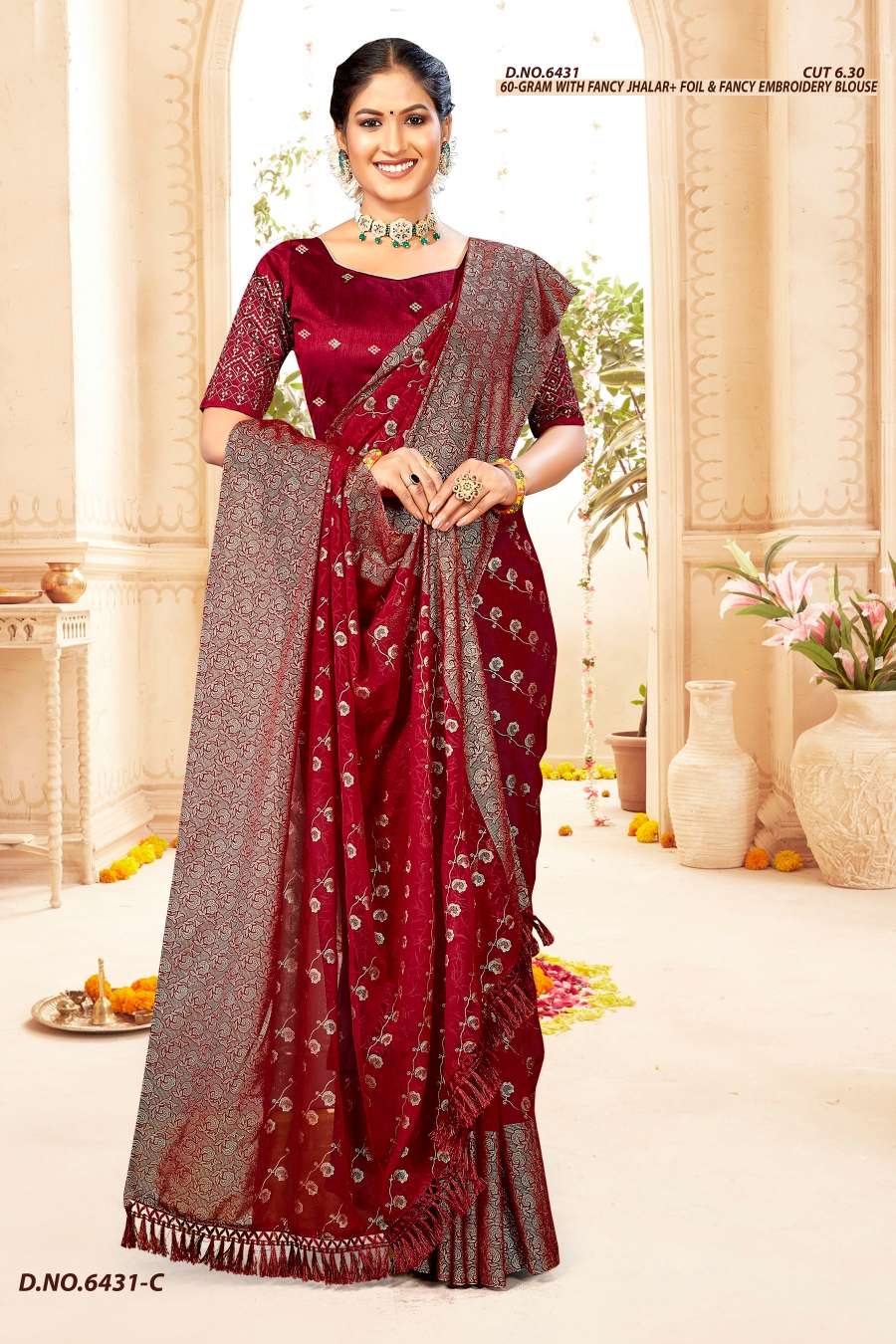 DOLLY 6431 INDER SILK MILLS Saree Wholesale catalog
