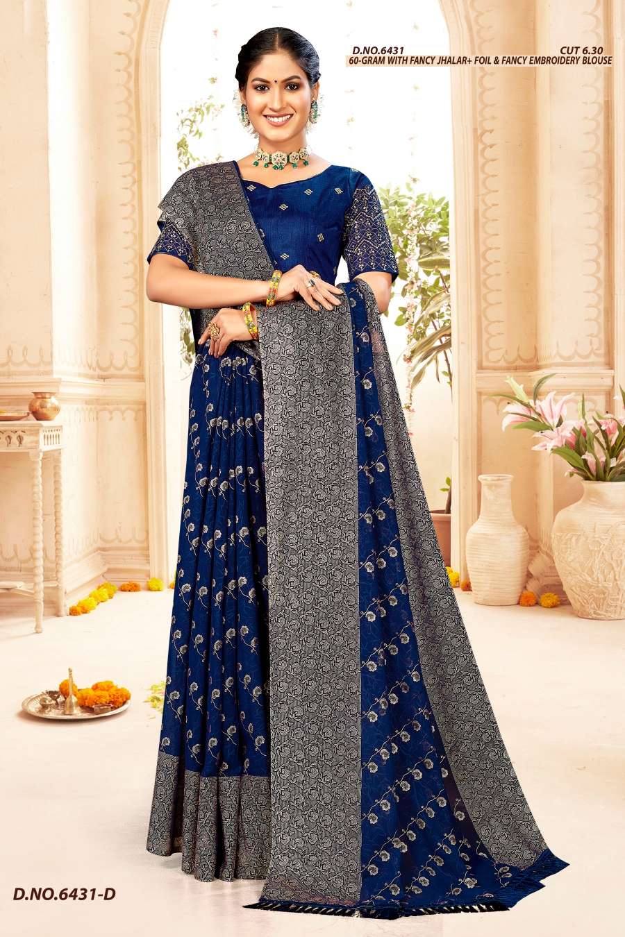 DOLLY 6431 INDER SILK MILLS Saree Wholesale catalog
