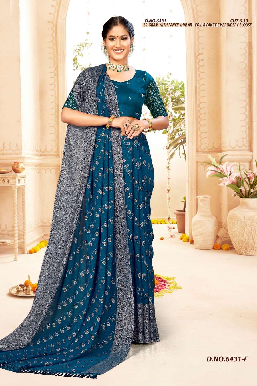 DOLLY 6431 INDER SILK MILLS Saree Wholesale catalog