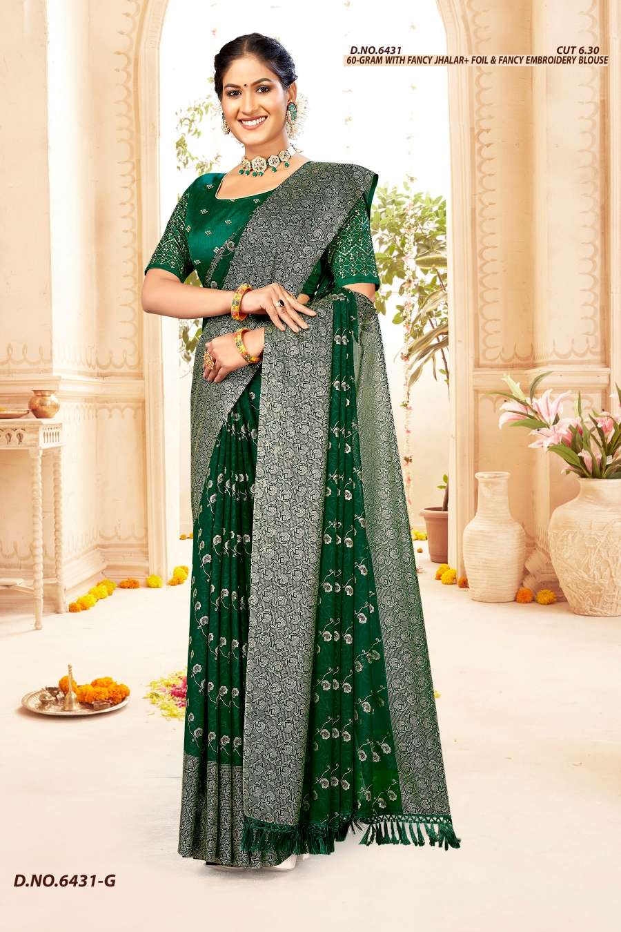 DOLLY 6431 INDER SILK MILLS Saree Wholesale catalog