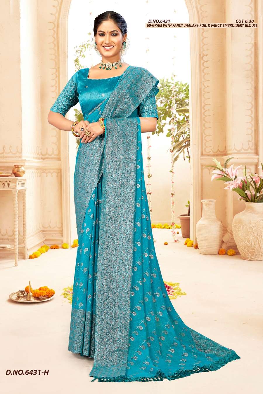DOLLY 6431 INDER SILK MILLS Saree Wholesale catalog
