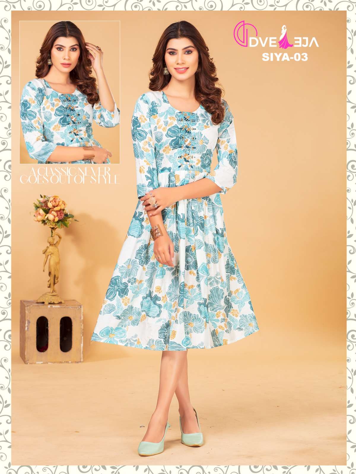 DVEEJA FASHION SIYA SERIES Vol -3 Kurti Wholesale catalog
