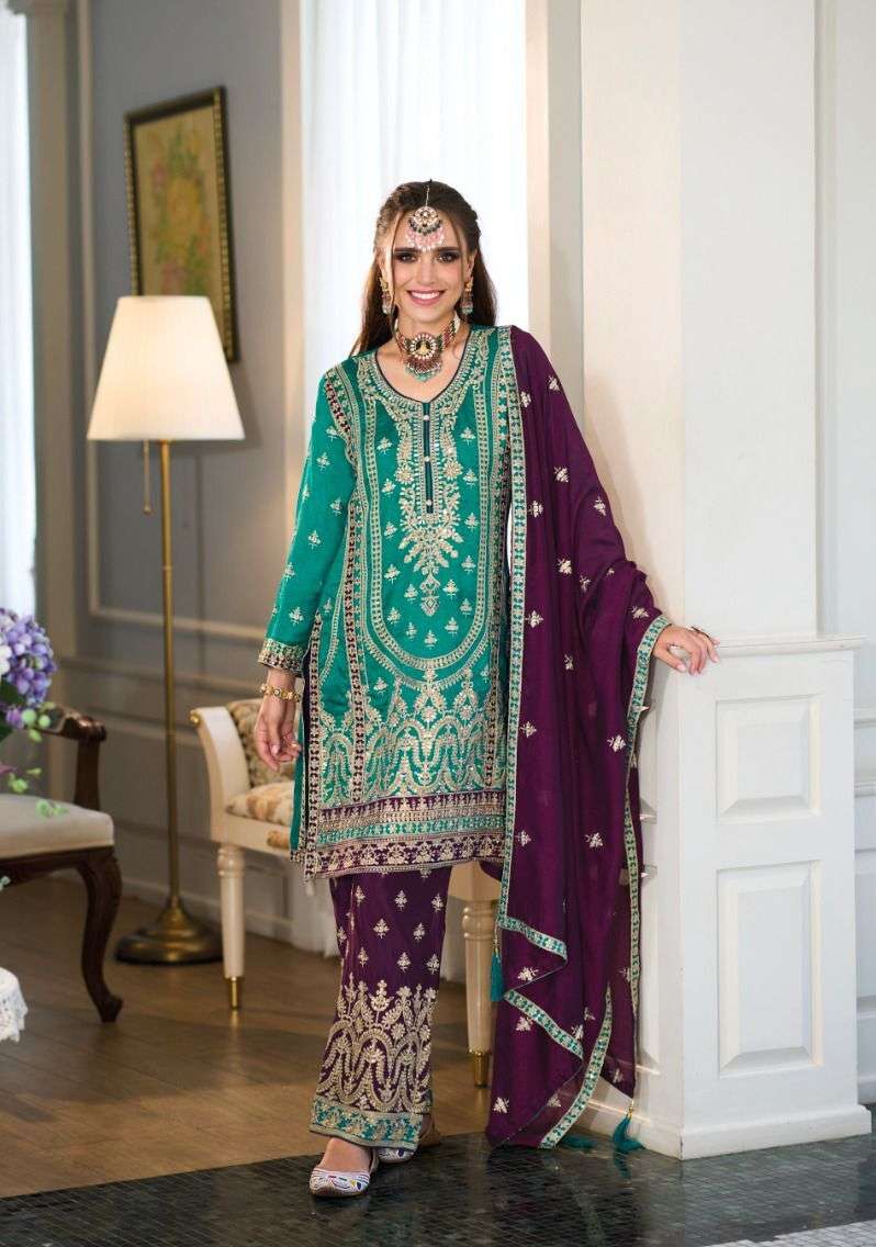 Eba Naina Premium Silk Salwar Kameez Wholesale catalog
