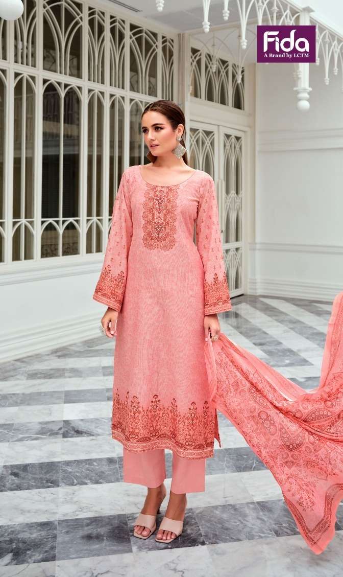Fida Posheeda Karachi Cotton Dress Material Wholesale catalog