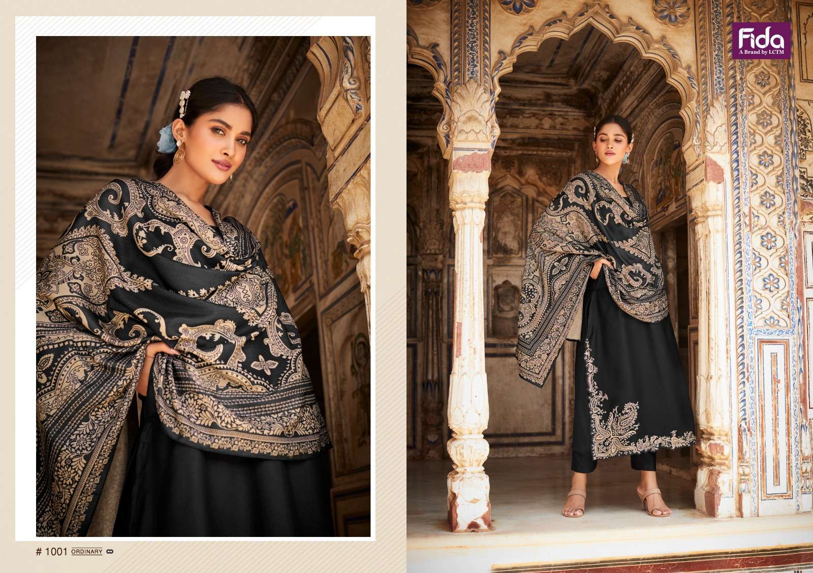 Fida Swasti Embroidery Dress Material Wholesale catalog