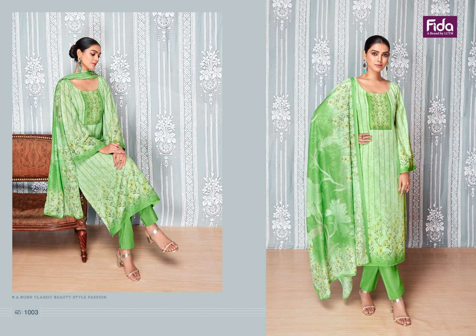 Fida Yami Digital Printed Karachi Cotton Dress Material Wholesale catalog