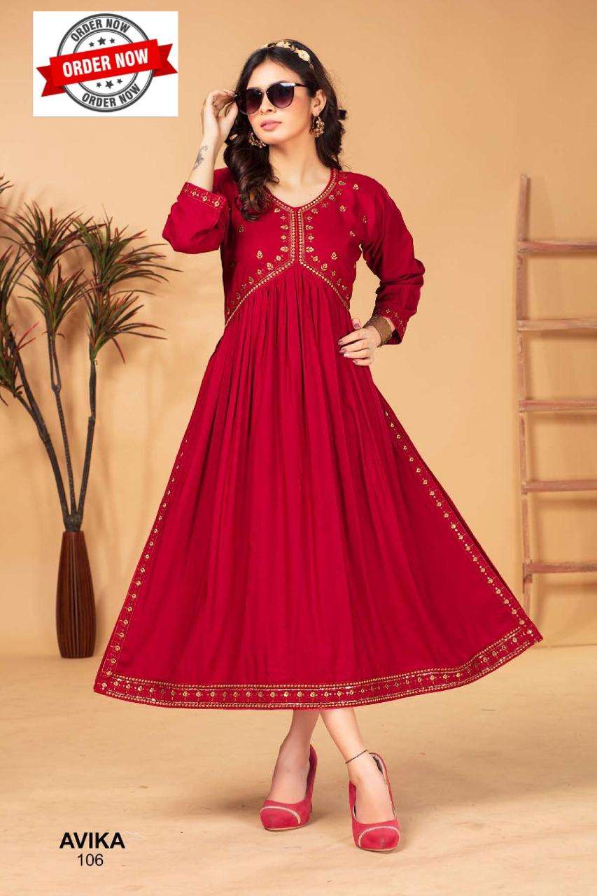 FT AVIKA VOL.1 Kurti Wholesale catalog